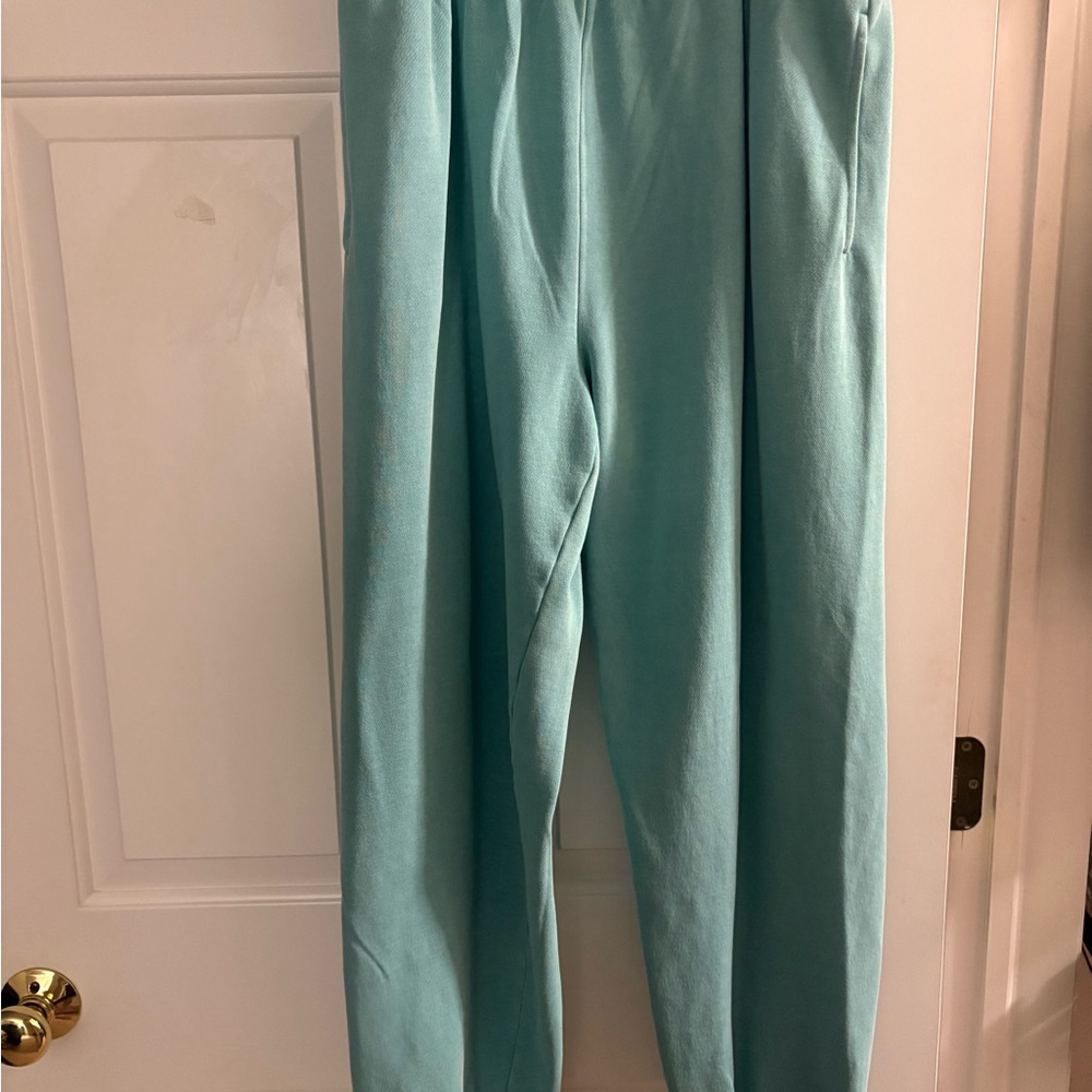 PINK Victoria's Secret Aqua Joggers